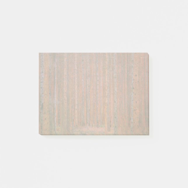 Post-it® Gustav Klimt Fir Forêt Tannenwald Arbres rouges (Devant)