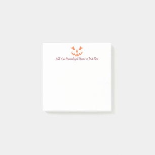 Post-it® Halloween Citrouille Jack-o'-lantern fille personn
