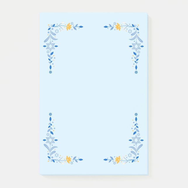 Post-it® Hanukkah encadré (Devant)