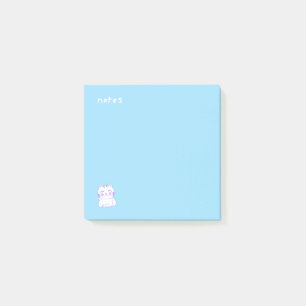 Post-it® Happy Cat Sky Blue
