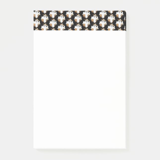 Post-it® Happy Ghost Retro Hippie Vibe Motif (Devant)