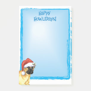 Post-it® Happy Howlidays Bullmastiff