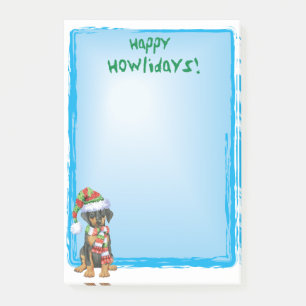 Post-it® Happy Howlidays Doberman