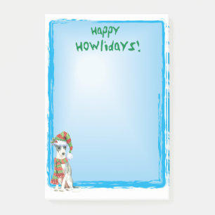 Post-it® Happy Howlidays Italien Greyhound
