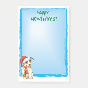 Post-it® Happy Howlidays Jack Russell Terrier Post-it Notes