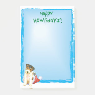 Post-it® Happy Howlidays Wire Fox Terrier