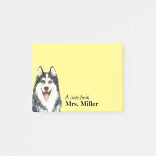 Post-it® Happy Husky Notes personnalisées