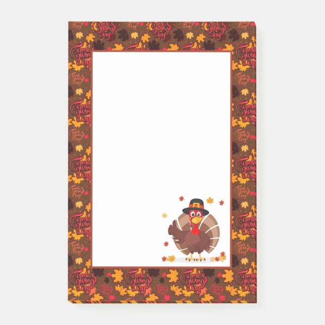 Post-it® Happy Thanksgiving (Devant)