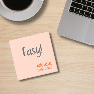 Post-it® Hashtag #Delulu est le Solulu Orange