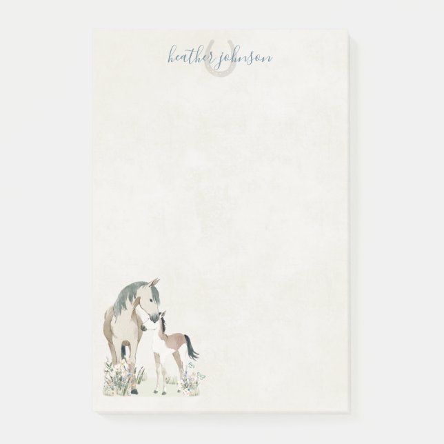 Post-it® Hearthlight Notes Prairie & Crinière Notes (Devant)