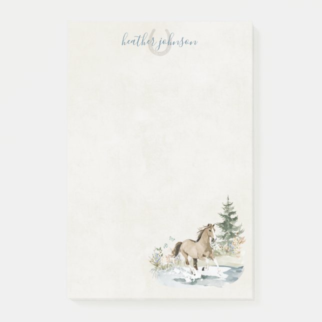 Post-it® Hearthlight Notes Prairie & Crinière Notes (Devant)