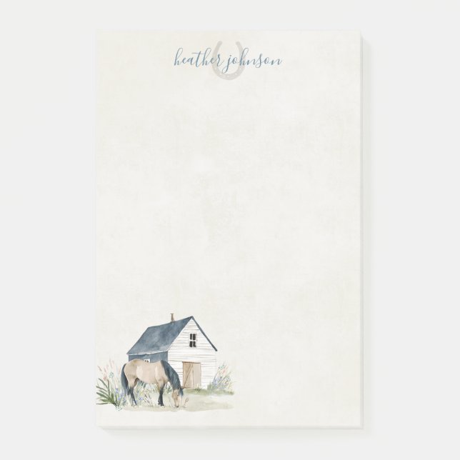 Post-it® Hearthlight Notes Prairie & Crinière Notes (Devant)
