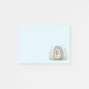 Post-it® Hérisson mignon avec lanterne