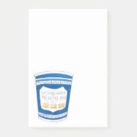 Heureux de vous servir NYC Greek Coffee Cup Post i