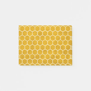 Post-it® Hexagone Motif Hexagon Jaune