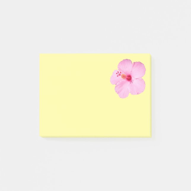 Post-it® Hibiscus rose Fleur tropicale (Devant)