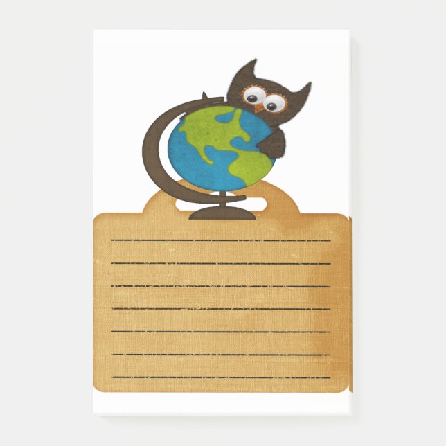 Post-it® Hibou de notes  (Devant)