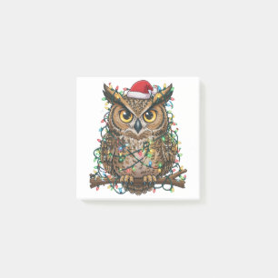 Post-it® Hibou festif de Noël 2026 Oiseau de fête 