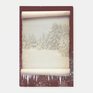 Post-it® Hivernment Parchment Illustration