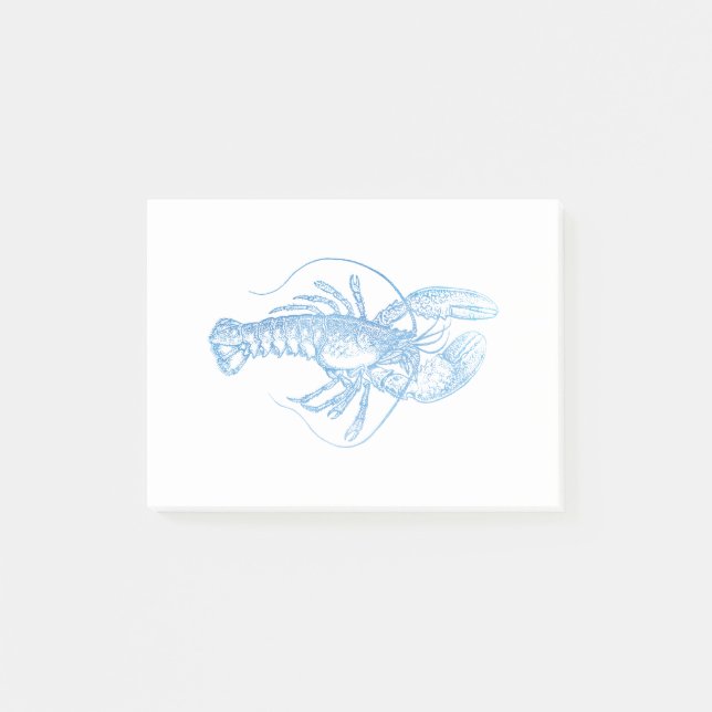 Post-it® Homard bleu (Devant)