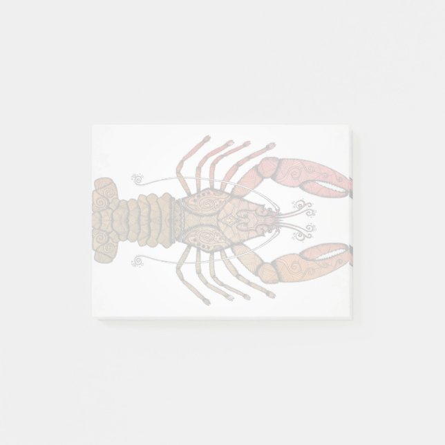 Post-it® Homard de style (Devant)