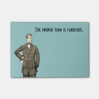 Post-it® Homme vintage fabuleux