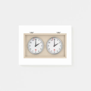 Post-it® Horloge d'échecs