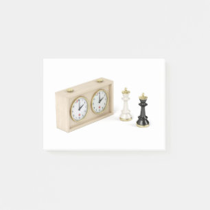 Post-it® Horloge des échecs et des échecs