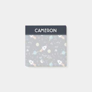 Post-it® Hors de ce Motif spatial mondial