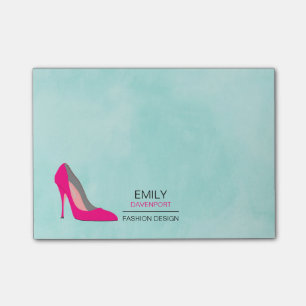 Post-it® Hot Rose Stiletto High Heel Chaussure Chic Busines