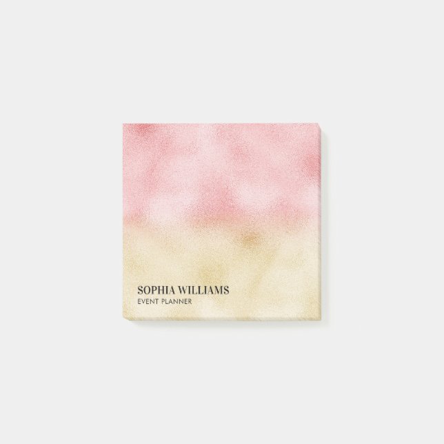 Post-it® Huile rose et or Ombre (Devant)