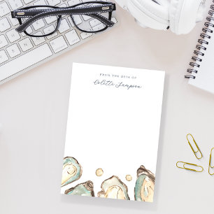Post-it® Huître d'aquarelle côtière personnalisée