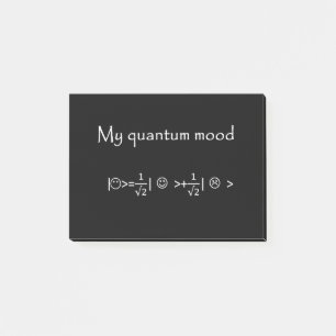 Post-it® humeur quantique normalisée, drôle physique quanti