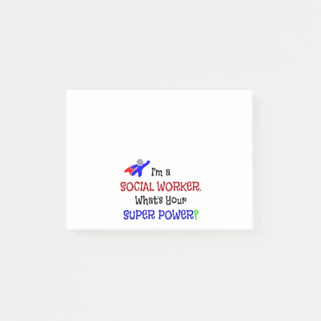 Post-it® Humour des travailleurs sociaux (Devant)