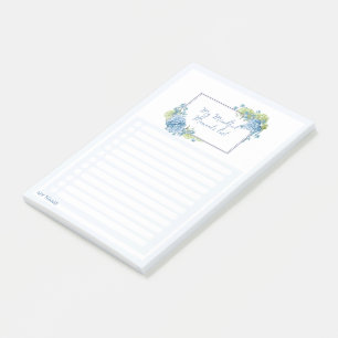 Post-it® Hydrangea Love 'Mes Listes De Moments Mindful'