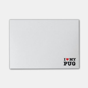 Post-it® I coeur mes notes de post-it de carlin