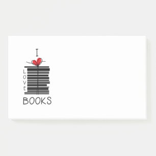 Post-it® "I Love Books"
