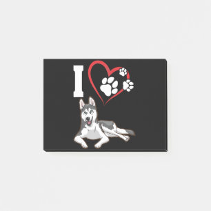 Post-it® I love my siberian husky dog Home Decor Venin