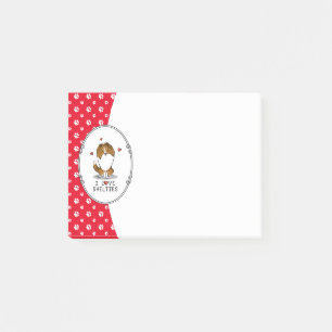 Post-it® I Love Shelts (sable 2) Shetland Sheepdogs mignonn