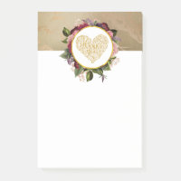 I Love You Fancy Golden Heart with Floral Frame