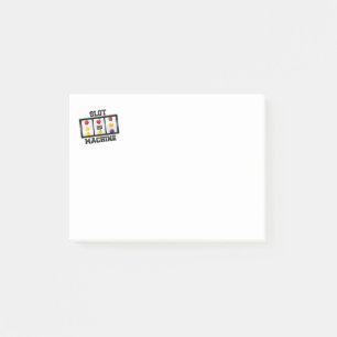Post-it® Icône de la machine à sous inclinée