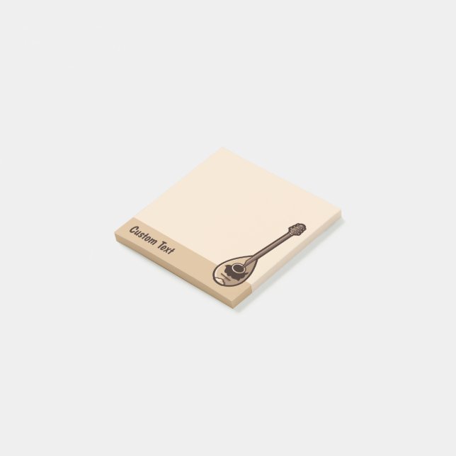Post-it® Icône grecque Bouzouki (Incliné)