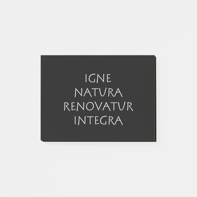Post-it® Igne natura rénovation integra (Devant)