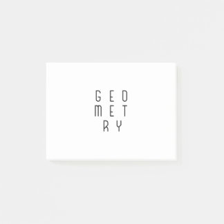 Post-it® Illusion optique minimaliste de géométrie Abstrait