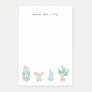 Post-it® Illustration Cactus Succulente Notes Post-It