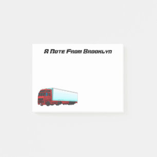 Post-it® Illustration de camion roumain