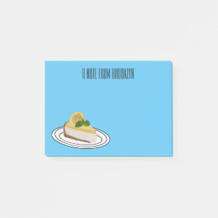 Post-it® Illustration de citron cheesecake