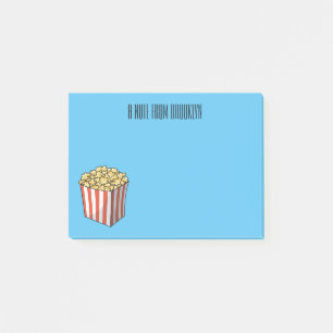 Post-it® Illustration de dessin animé Popcorn