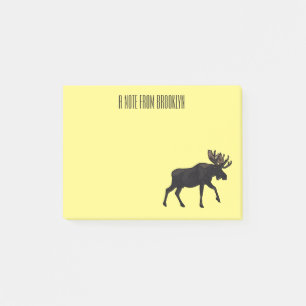 Post-it® Illustration de dessin sur l'orignal