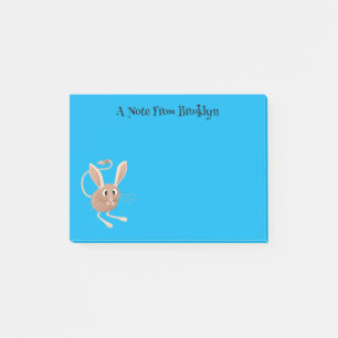 Post-it® Illustration de jerboa aux longues oreilles